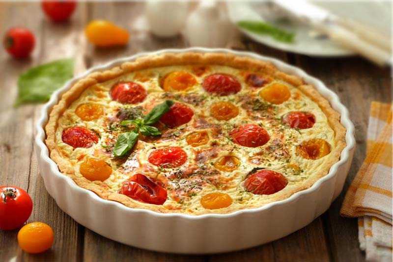 Пирог с помидорами и сыром — пошаговый рецепт с фото