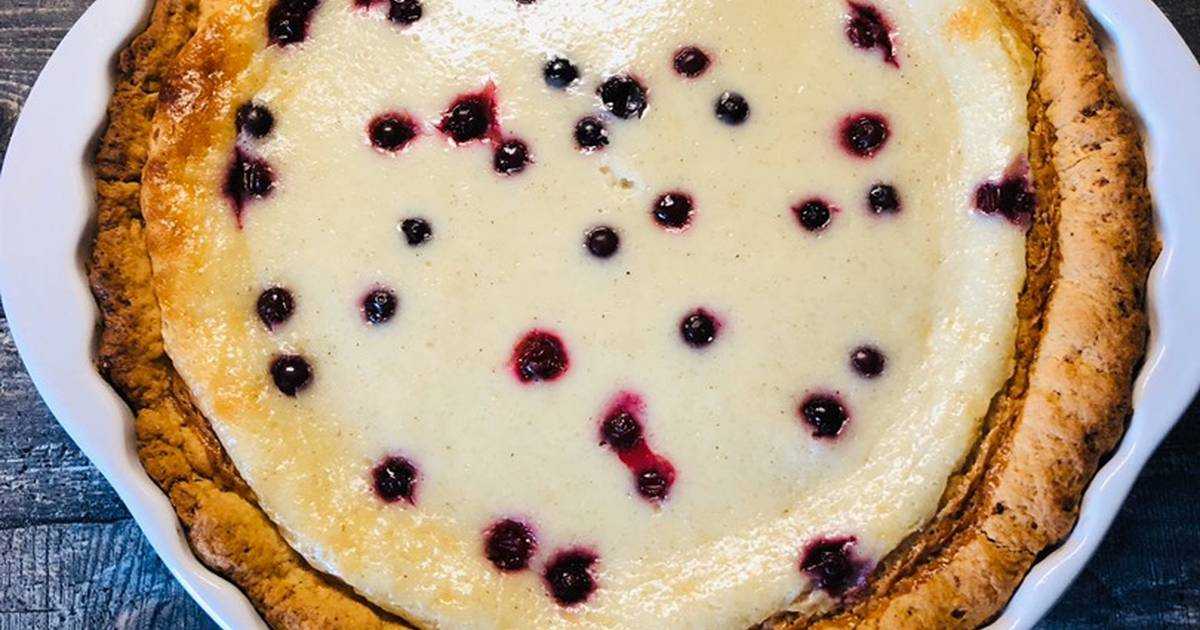 Пирог сметанный ленивый рецепт с фото пошагово - 1000.menu
