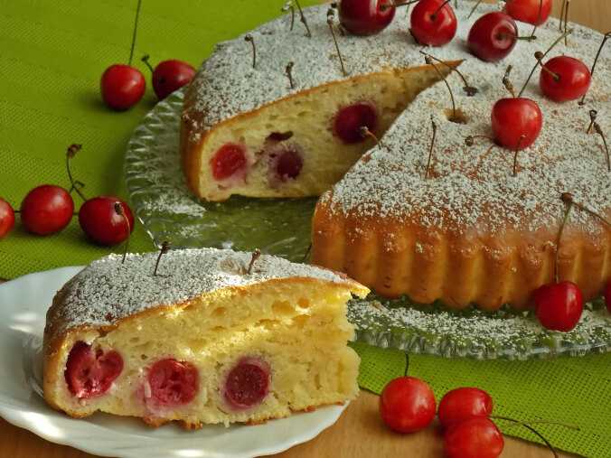 Пирог с творогом и ягодами — пошаговый рецепт с фото
