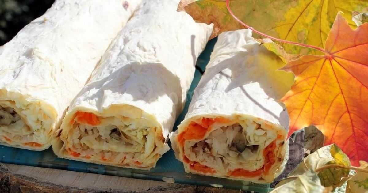 8 рецептов рулета из лаваша с рыбными консервами - 8 ложек.ру