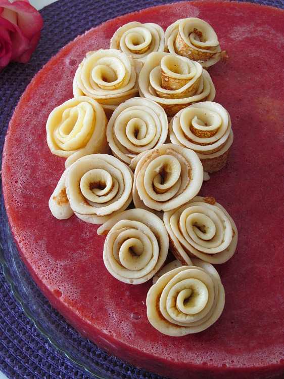 Салат розы для любимого с блинами пошаговый рецепт с фото