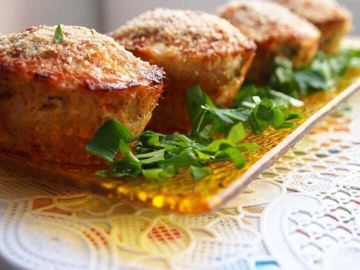 Маффины с куриным филе и грибами - вкусные рецепты от receptpizza.ru