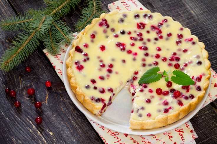 Пирог с брусникой – 8 рецептов в духовке с пошаговыми фото
