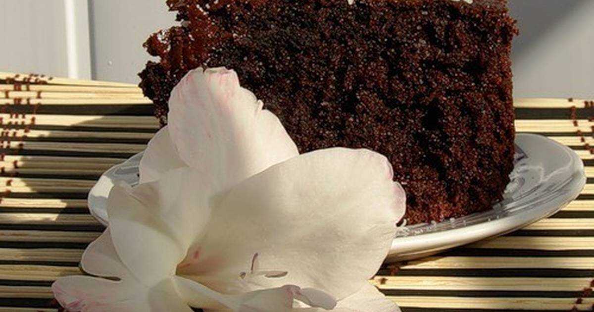 Шоколадный бисквит на кипятке: фото-рецепт