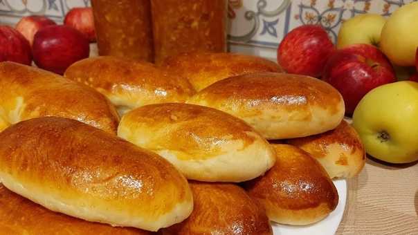 Пирожки с яблоками жареные на сковороде | волшебная eда.ру
