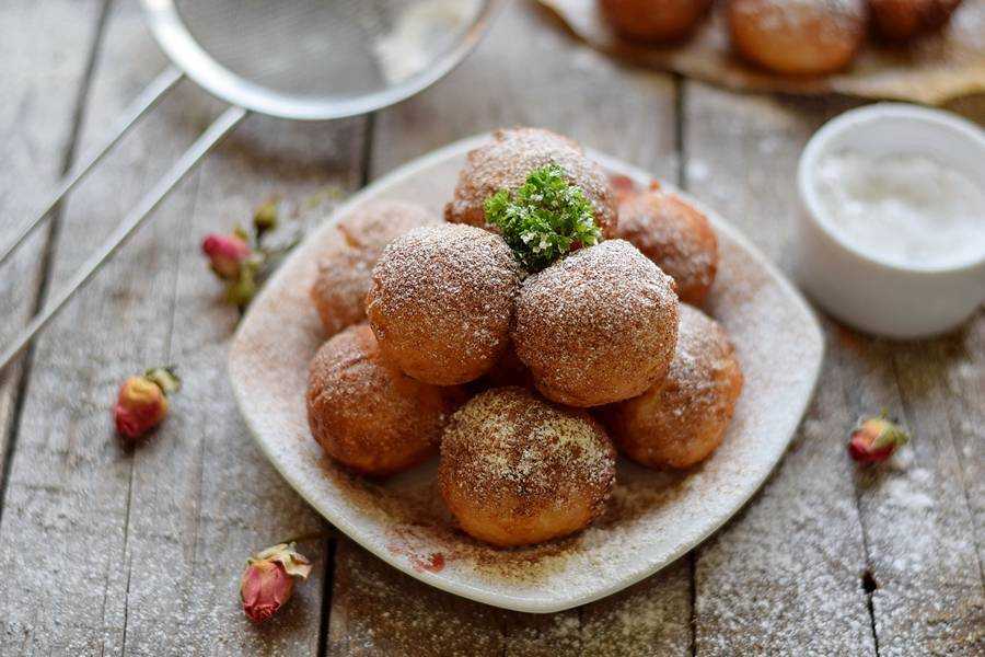 Творожные пончики - 6 лучших рецептов с начинками и без