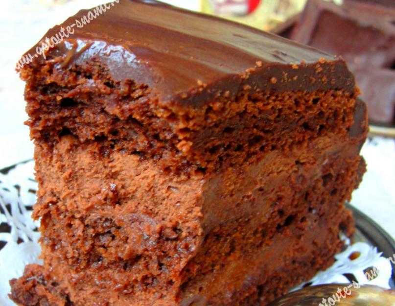 Cупер влажный шоколадный торт (мокрый) - 5 рецептов с фото