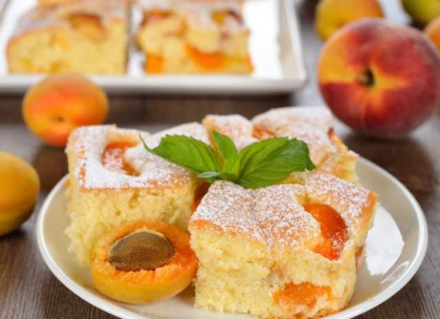 Абрикосовый пирог - рецепты приготовления из свежих, замороженных или консервированных фруктов