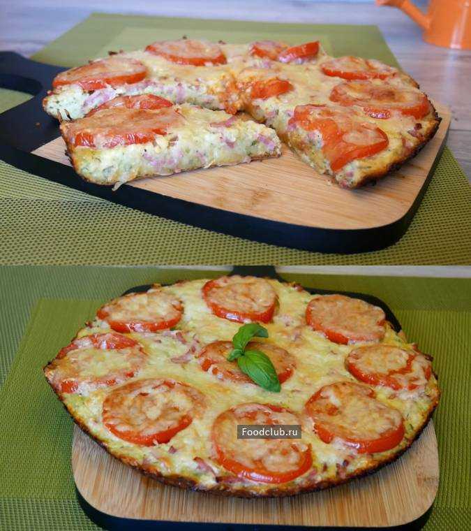 Пицца из кабачков: 3 фото рецепта на сковороде и в духовке
