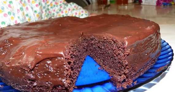 Рецепт шоколадного торта "на раз, два, три"