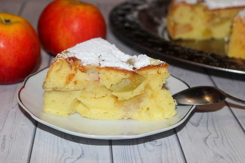 Яблочный пирог со сгущенкой рецепт с фото пошагово - 1000.menu