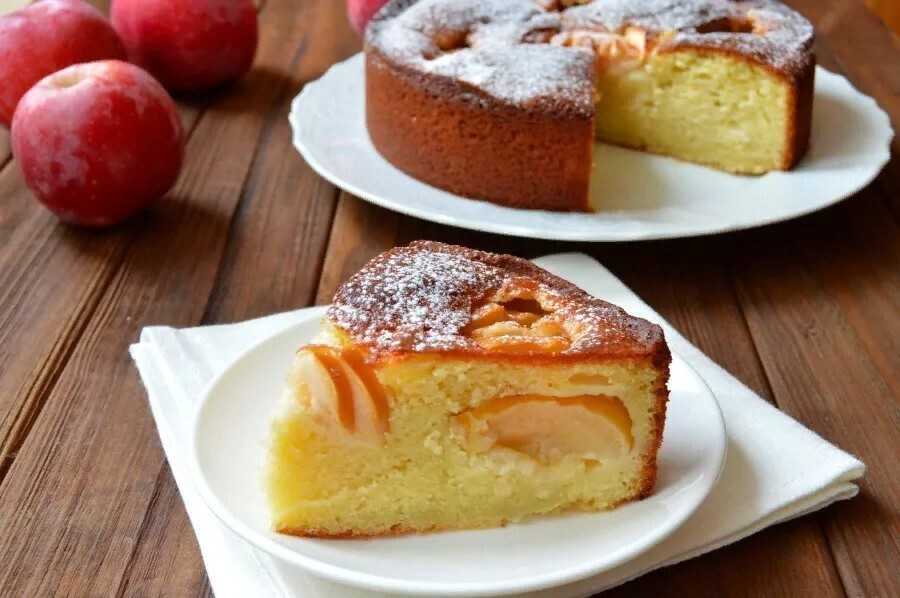 Песочный пирог с яблоками и творогом рецепт с фото пошагово - 1000.menu