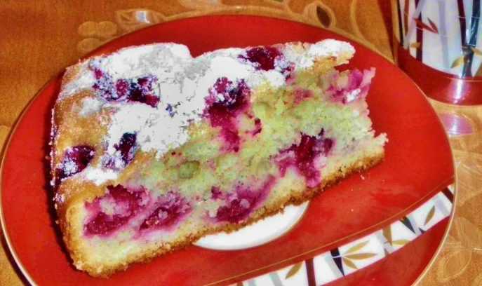 Пирог с вишней и творогом рецепт с фото пошагово - 1000.menu