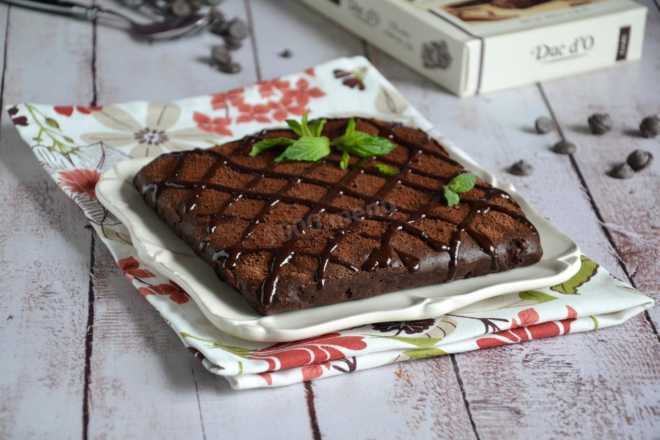 Шоколадное печенье брауни – mary bakery