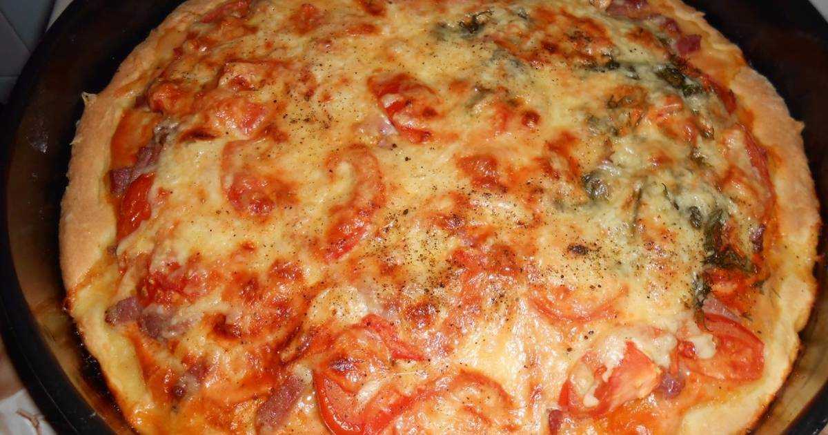 Пицца на кефире - ленивые рецепты в духовке, мультиварке, на сковороде за 5 минут