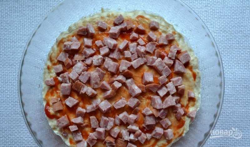 Пицца на кефире без дрожжей в духовке рецепт с фото пошагово и видео - 1000.menu
