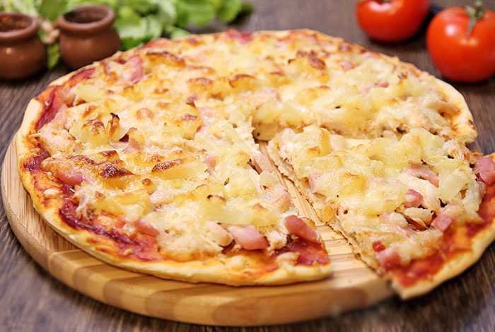 Пицца с курицей и ананасами - рецепт с фотографиями - patee. рецепты