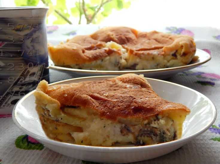 Пирог с грибами: как приготовить тесто и начинку