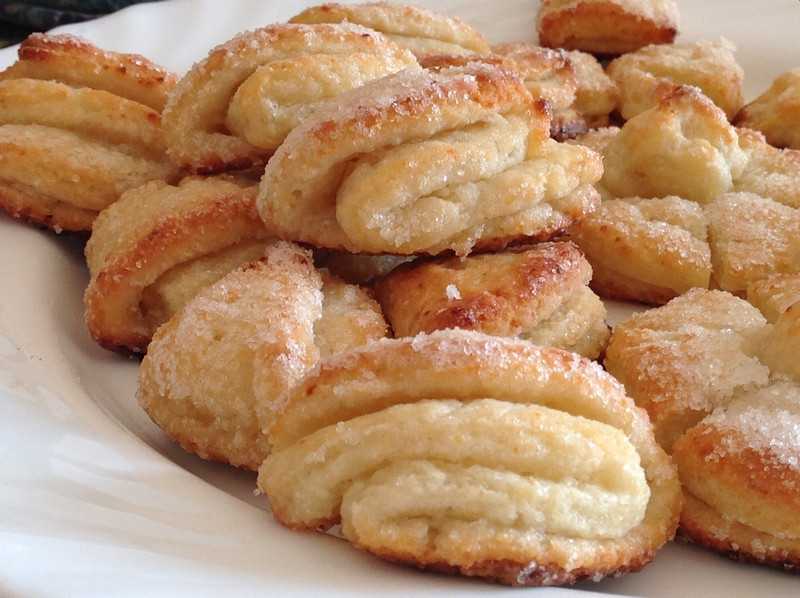 Слоеное печенье с сахаром: простые и вкусные рецепты