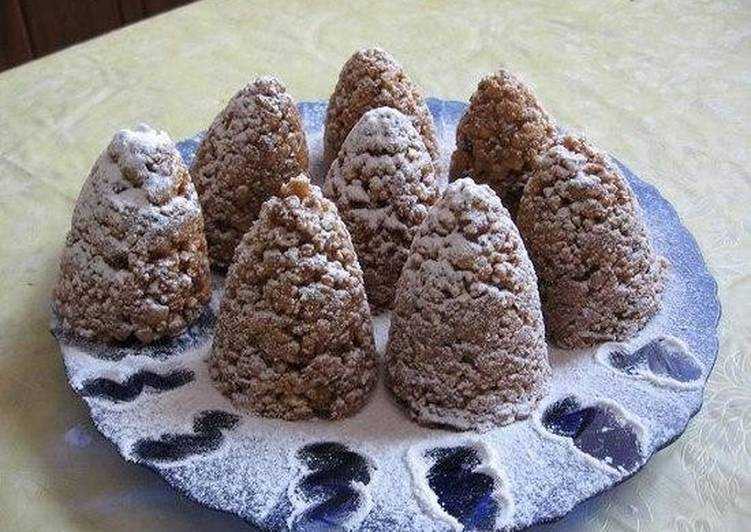 Печенье "новогодние шишки" - пошаговый рецепт приготовления с фото