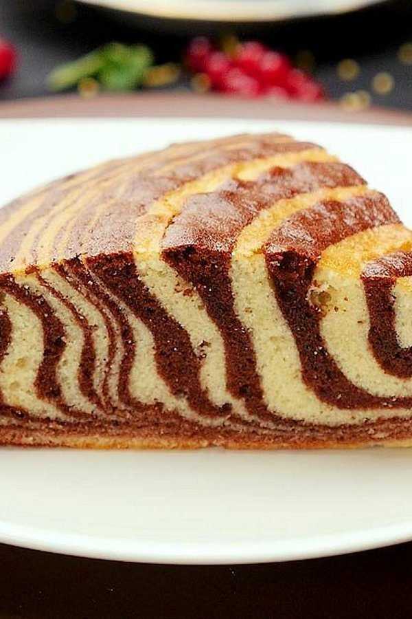 Торт зебра классический рецепт с фото пошагово