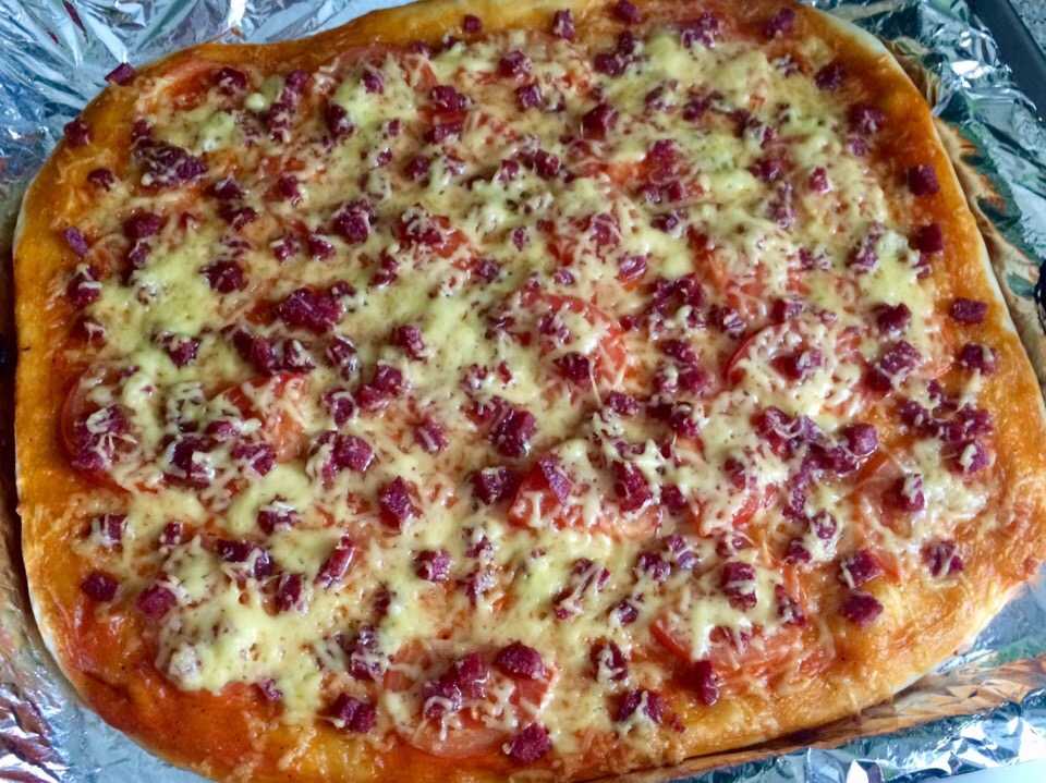 Пицца с грибами и колбасой – 7 рецептов, как приготовить вкусную домашнюю пиццу