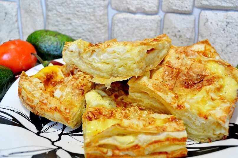 Пирог с творогом и сыром — пошаговый рецепт с фото