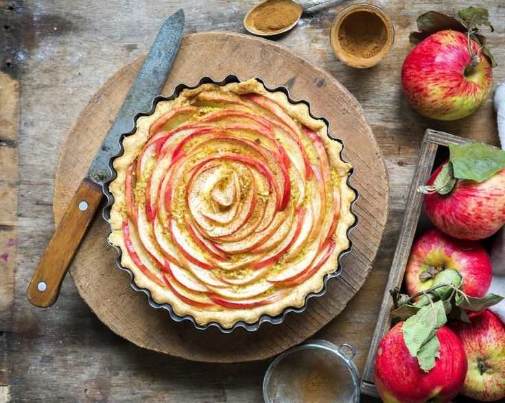 Как приготовить насыпной пирог с яблоками по пошаговому рецепту с фото