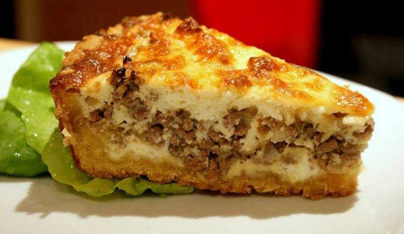Пирог с фаршем и картофелем рецепт с фото пошагово и видео - 1000.menu