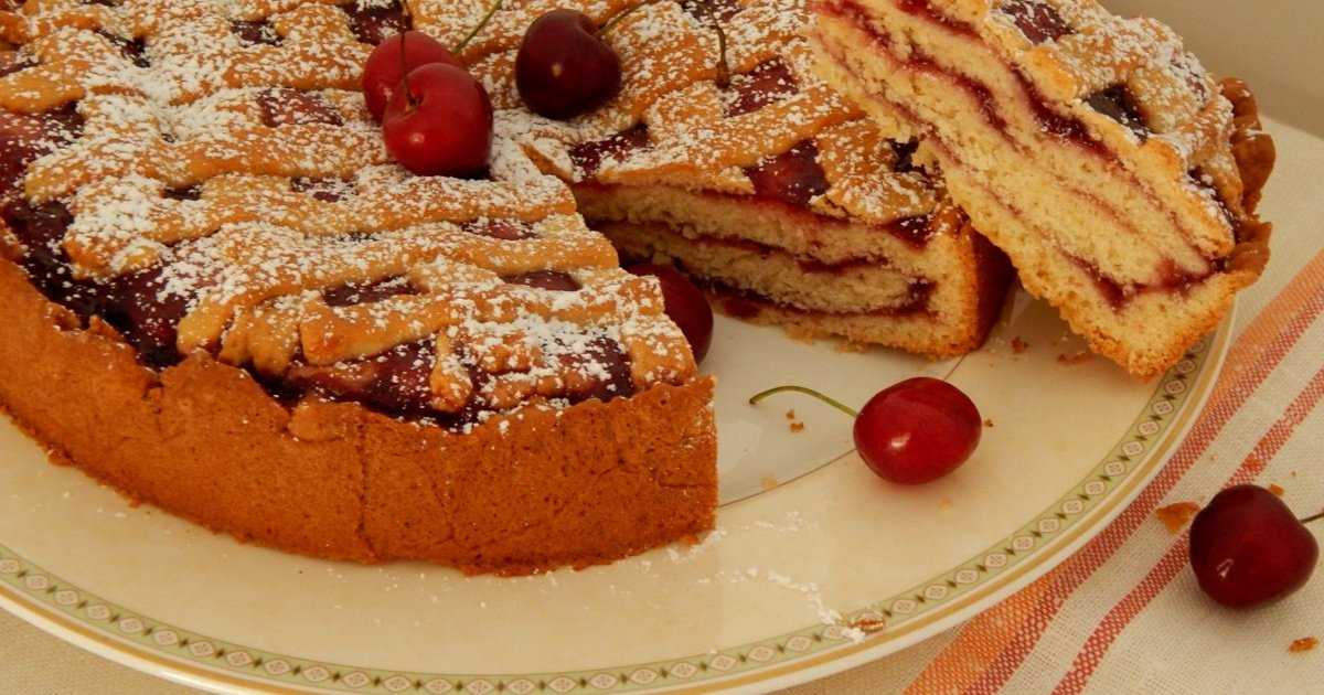 Постный пирог с вареньем — пошаговый рецепт с фото