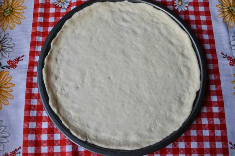 Пицца на сковороде на кефире — пошаговый рецепт с фото