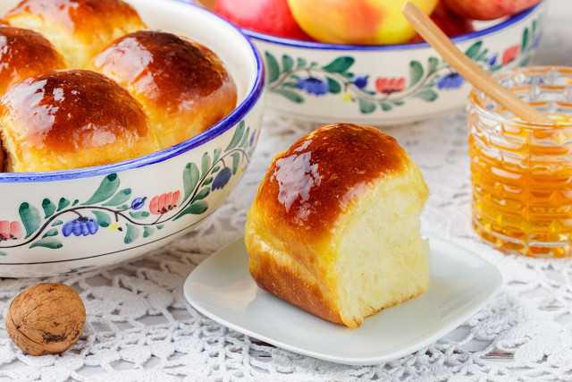 Рецепты булочки с яблоками