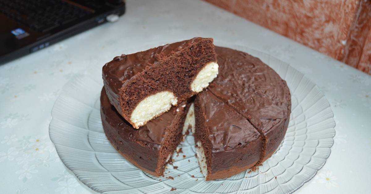 Торт с творожными шариками шоколадный рецепт с фото пошагово - 1000.menu