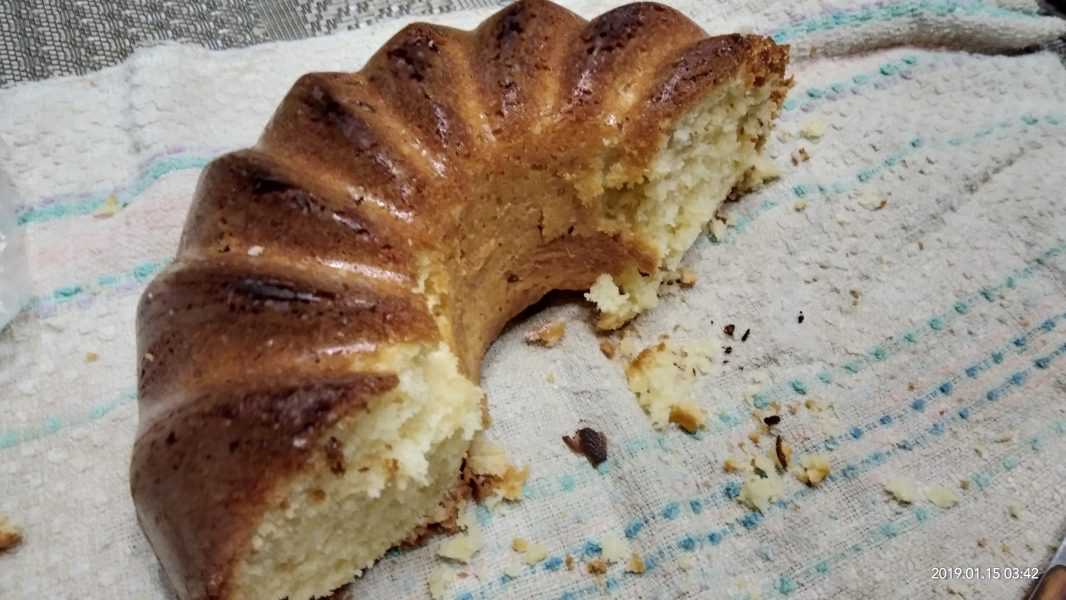 Сметанный кекс рецепт с фото пошагово