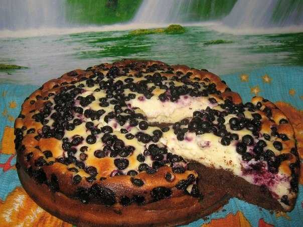 Черничный пирог в мультиварке: рецепты