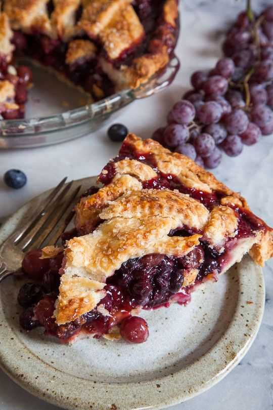 Пирог с виноградом – ему все будут рады! рецепты песочных, бисквитных, слоеных и дрожжевых пирогов с виноградом