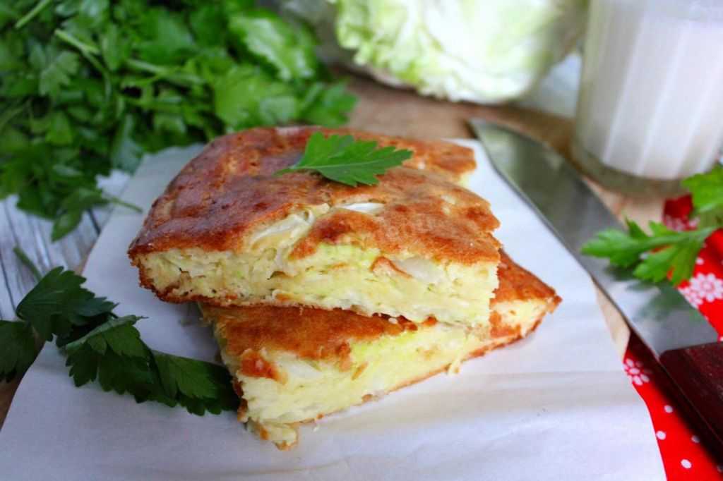 Пирог с капустой и яйцом в духовке - пошаговый рецепт с фото