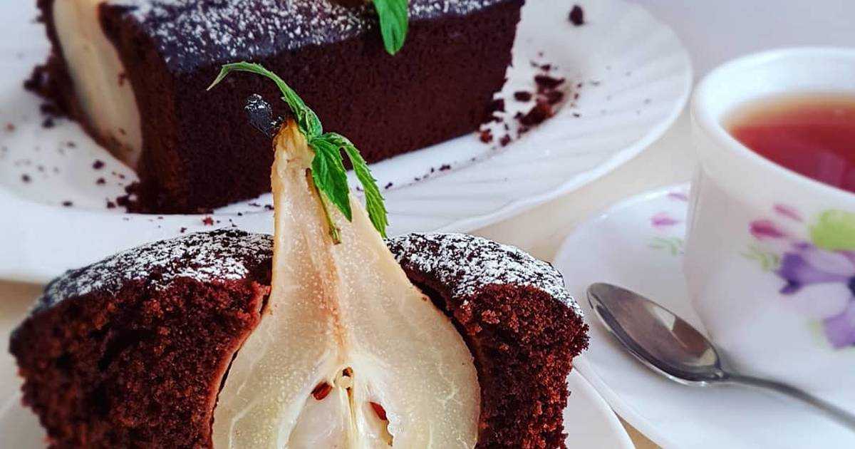 Рецепты шоколадный торт с грушами