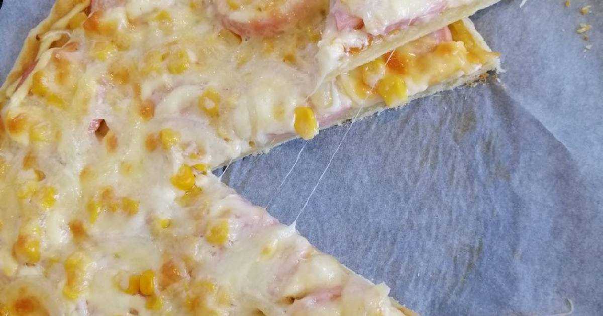 Тесто для пиццы на молоке без дрожжей