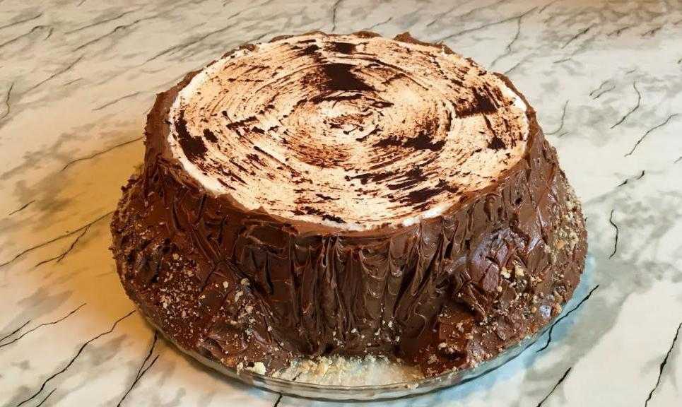 Пошаговый рецепт классического торта трухлявый пень с фото