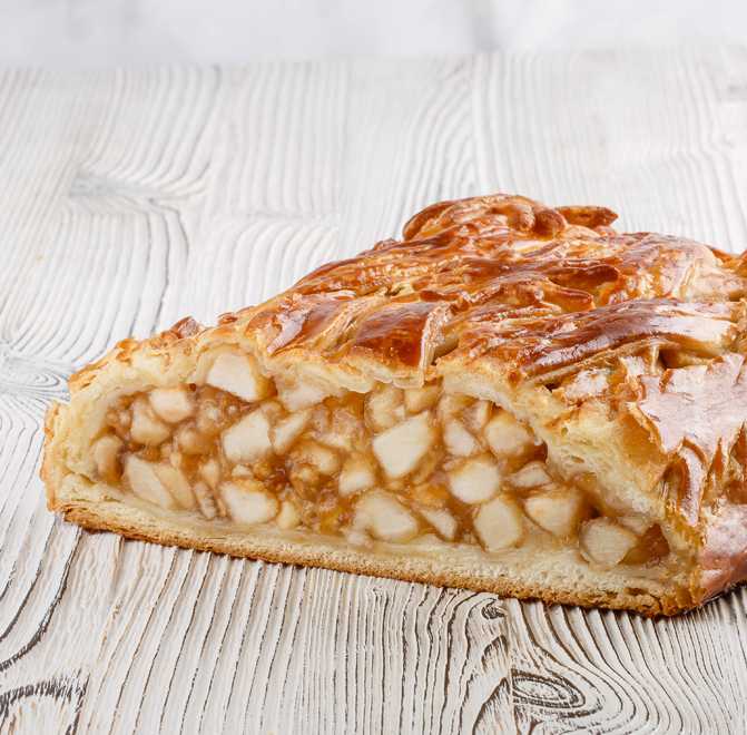 Дрожжевой пирог с яблоками и корицей в духовке - рецепт с фото пошаговый