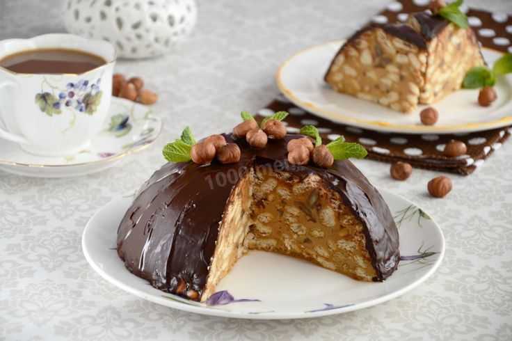 Шоколадно банановый торт без выпечки за 15 минут рецепт с фото пошагово - 1000.menu