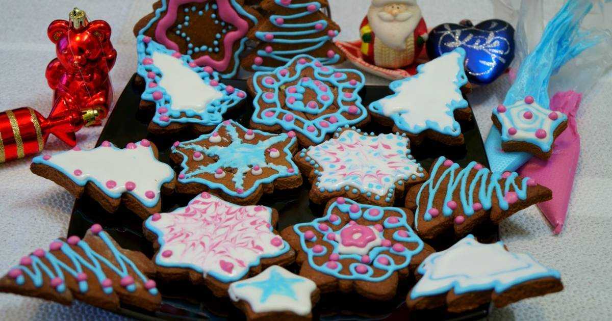 Имбирное печенье с глазурью: как испечь и украсить (рецепт + фото и видео)