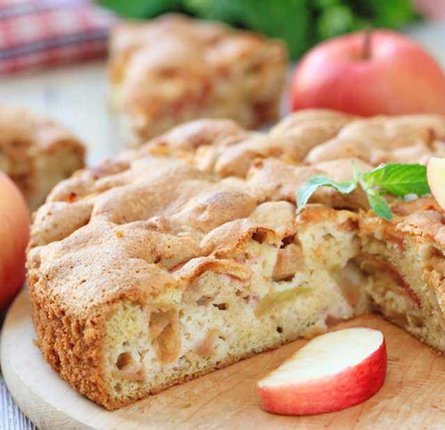 Вкусный пирог с яблоками и штрейзелем рецепт с фото пошагово - 1000.menu