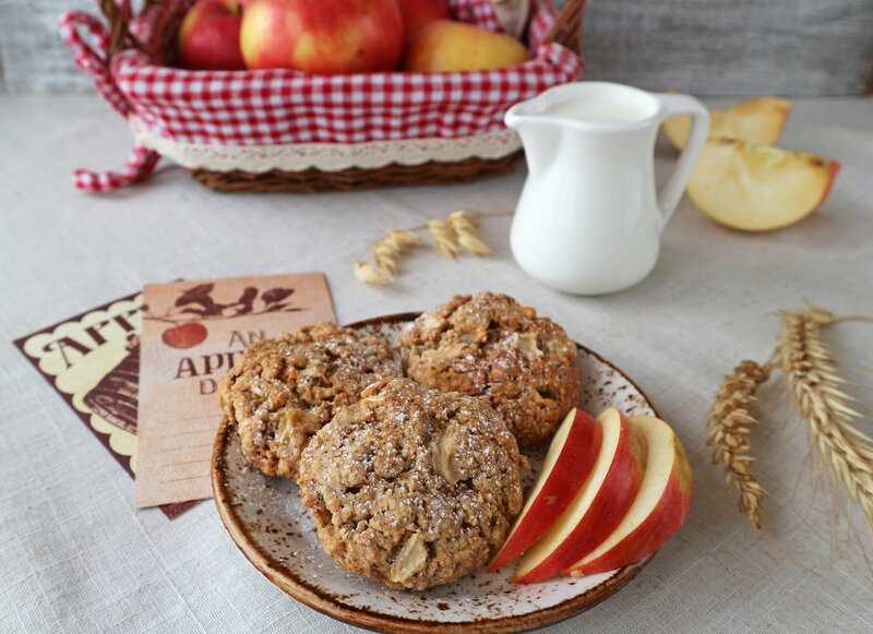 Овсяное печенье с яблоком по-домашнему — рецепт с видео