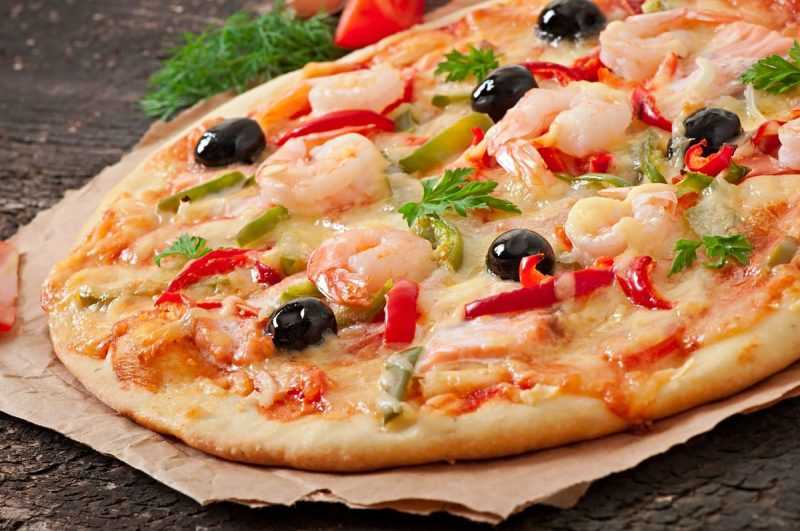 Пицца с креветками - 211 рецептов: пицца | foodini