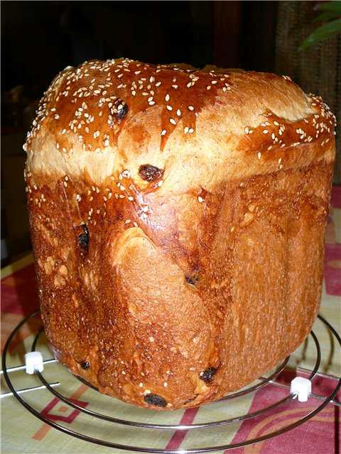 Сладкий хлеб в хлебопечке — пошаговый рецепт с фото