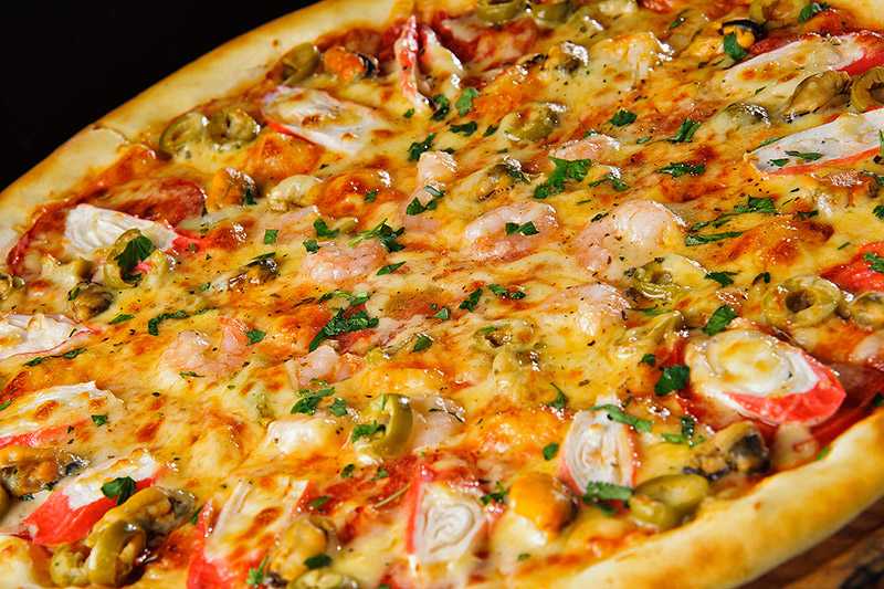 Как приготовить пиццу с грибами и креветками? пошаговый рецепт с фото.