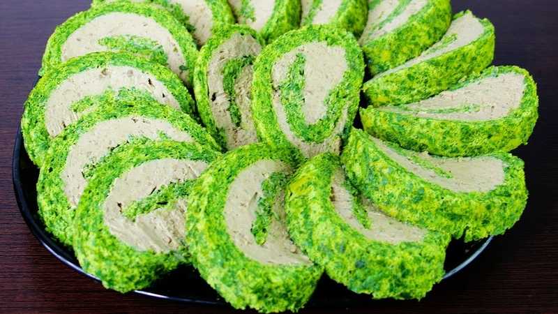 Рулетики с зеленью - 1734 рецепта: закуски | foodini