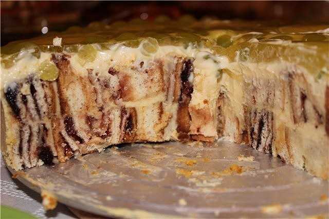 Торт “трухлявый пень” – классический рецепт